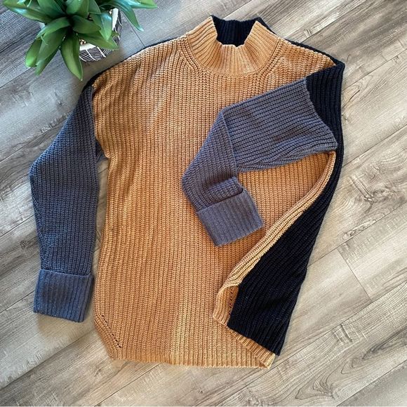 Workshop Republic Clothing Sweaters - Workshop Republic Clothing Mock Turtleneck Sweater size Medium